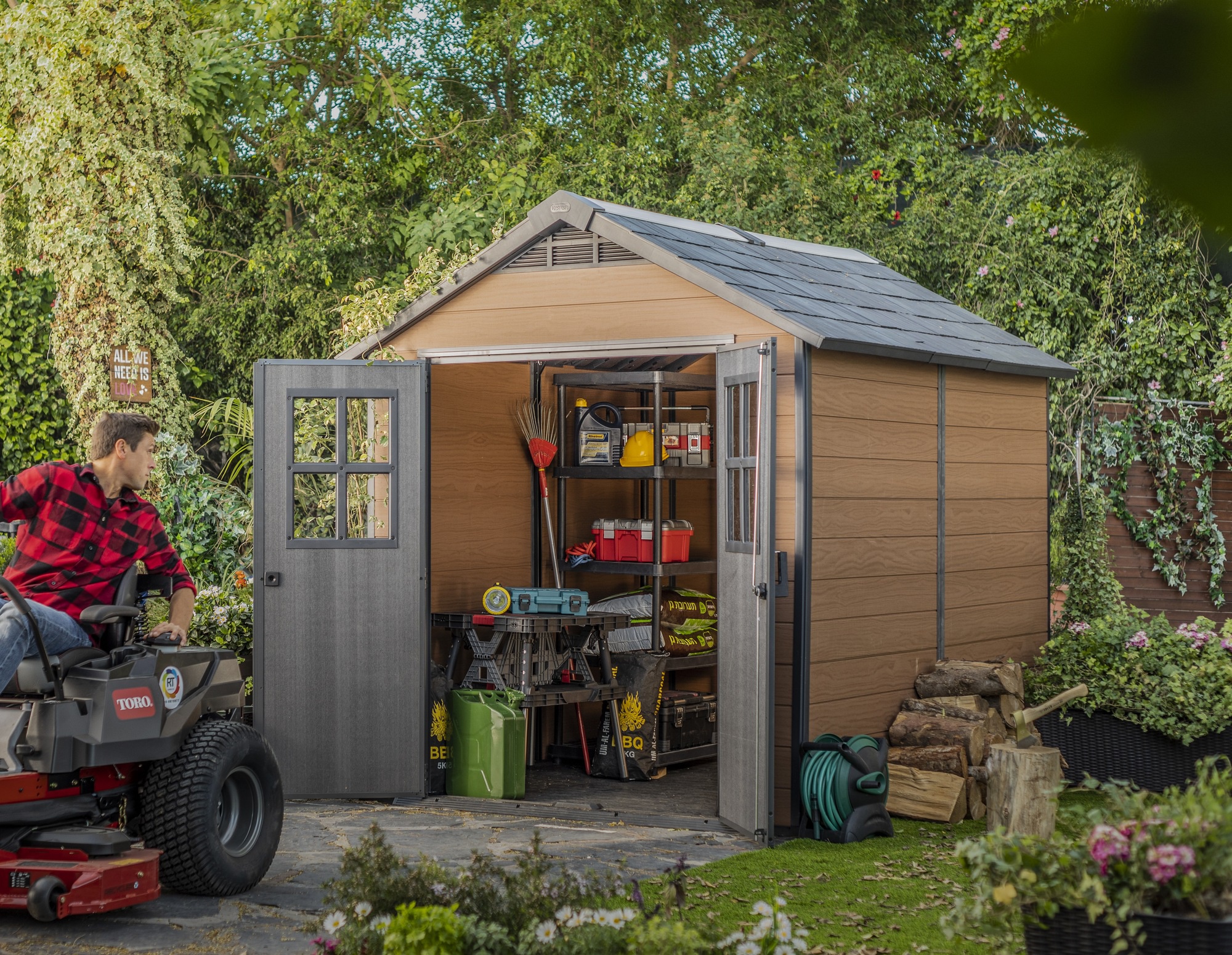 Сарай-хозблок для дачи  Keter Newton 759